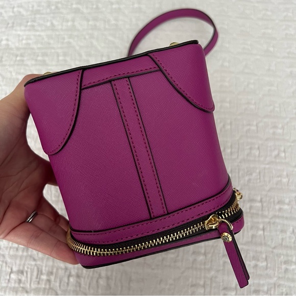 HENRI BENDEL WEST 57TH TRAIN CASE Bag in Purple One Size - Picture 7 of 14